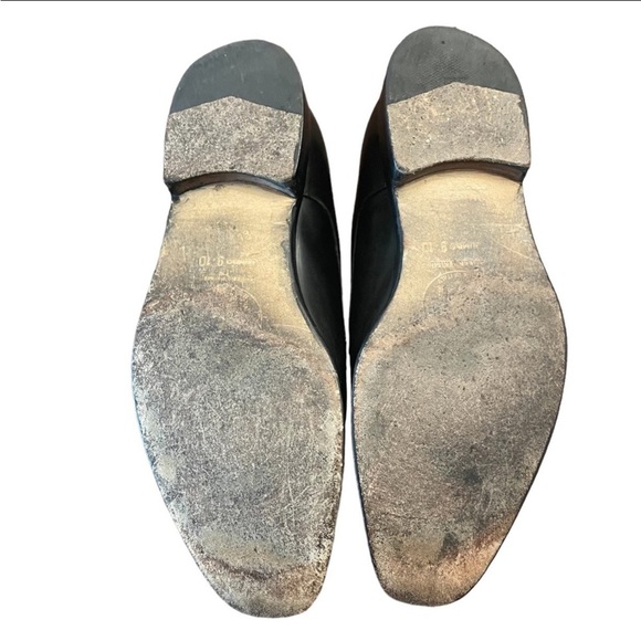 ERMENEGILDO ZEGNA COUTURE Black Leather Men’s Designer Dress Shoes Size 10 - 11 - Picture 5 of 7